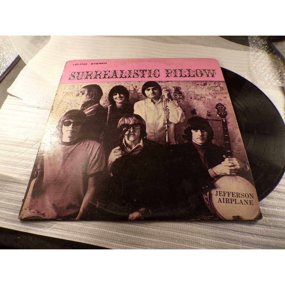 Jefferson Airplane Surrealistic Pillow Vinyl LP RCA Victor LSP-3766 Stereo 1967